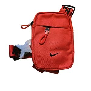 Small Nike Red Crossbody Bag with Black Details New W/O Tags Unisex